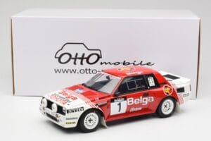 Toyota Celica Twin-Cam Turbo Team Belga #1 J. Kankkunen / F. Gallagher Haspengouw Rally 1995 Otto 1:18 OT1143 Resin — billede 6 af 6