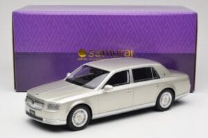 Toyota Century Silver Metallic Kyosho 1:18 KSR18036S Metal — billede 6 af 6
