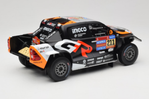 Toyota GR DKR Hilux Evo #211 H. Lategan / B. Cummings Rally Dakar 2025 IXO 1:18 18RMC237 Metal — billede 2 af 6