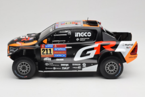 Toyota GR DKR Hilux Evo #211 H. Lategan / B. Cummings Rally Dakar 2025 IXO 1:18 18RMC237 Metal — billede 3 af 6