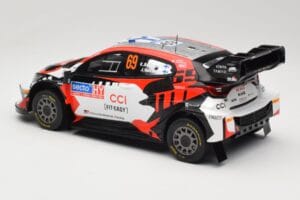 Toyota GR Yaris Rally1 #69 Toyota Gazoo Racing WRT K. Rovanpera / J. Halttunen Rally Finland 2024 IXO 1:18 18RMC218 Metal — billede 5 af 6