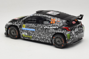 Toyota GR Yaris Rally2 #20 O. Solberg / E. Edmondson Rally Monte Carlo 2025 IXO 1:18 18RMC232 Metal — billede 5 af 6