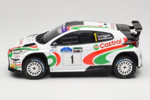 Toyota GR Yaris Rally2 #1 C. Ingram / R. Whittock Voyonic Grampian Forest Rally 2024 IXO 1:18 18RMC213 Metal — billede 3 af 6