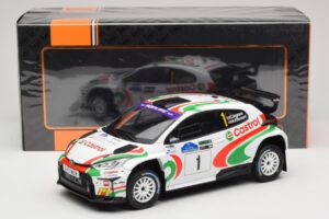 Toyota GR Yaris Rally2 #1 C. Ingram / R. Whittock Voyonic Grampian Forest Rally 2024 IXO 1:18 18RMC213 Metal — billede 6 af 6