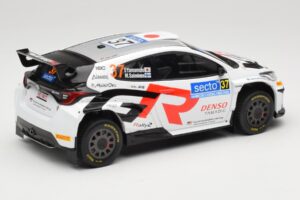 Toyota GR Yaris Rally2 #37 Y. Yamamoto Rally Finland 2024 IXO 1:18 18RMC212A Metal — billede 2 af 6