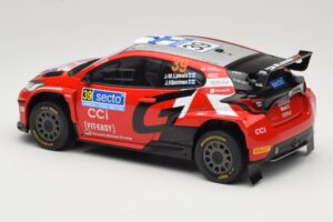 Toyota GR Yaris Rally2 #39 J-M. Latvala / E. Mälkönen Rally Finland 2024 IXO 1:18 18RMC211 Metal — billede 5 af 6