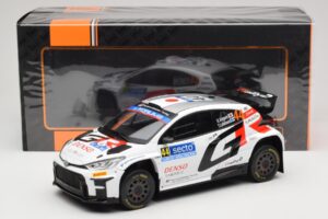 Toyota GR Yaris Rally2 #44 H. Kogure Rally Finland 2024 IXO 1:18 18RMC212B Metal — billede 6 af 6