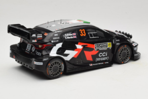 Toyota GR Yaris WRC #33 E. Evans / S. Martin Rally Monte Carlo 2025 IXO 1:18 18RMC229B Metal — billede 2 af 6