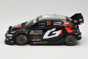 Toyota GR Yaris WRC #33 E. Evans / S. Martin Rally Monte Carlo 2025 IXO 1:18 18RMC229B Metal — billede 3 af 6