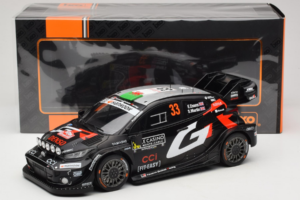 Toyota GR Yaris WRC #33 E. Evans / S. Martin Rally Monte Carlo 2025 IXO 1:18 18RMC229B Metal — billede 6 af 6