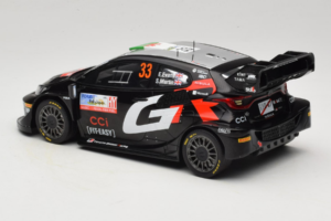 Toyota GR Yaris Rally1 #33 E. Evans / S. Martin Rally Japan Winner 2024 IXO 1:18 18RMC227 Metal — billede 5 af 6