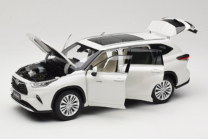 Toyota Highlander XU70 Hvid OEM 1:18 26071-2011 Metal — billede 2 af 8