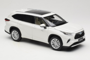 Toyota Highlander XU70 Hvid OEM 1:18 26071-2011 Metal — billede 6 af 8