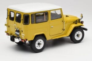 Toyota Land Cruiser FJ40 Sennep Gul Kyosho 1:18 08971Y Metal — billede 3 af 8