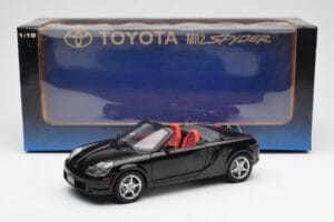 Toyota MR2 Spyder W30 Sort LHD AUTOart 1:18 78714 Metal — billede 8 af 8