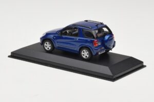 Toyota RAV4 Mørkeblå Grå Interiør Minichamps 1:43 433166004 Metal — billede 3 af 4
