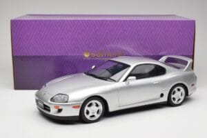 Toyota Supra A80 Sølv Kyosho 1:12 KSR12006S Resin — billede 6 af 6