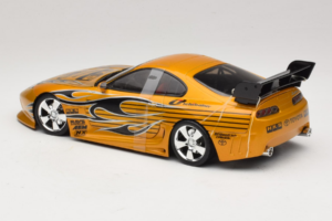Toyota Supra A80 Guld Tunerz Edition Hot Wheels 1:18 B6091 Metal — billede 6 af 7