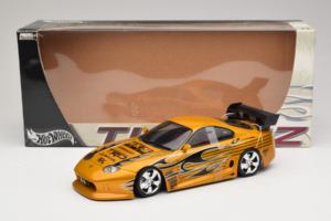 Toyota Supra A80 Guld Tunerz Edition Hot Wheels 1:18 B6091 Metal — billede 7 af 7