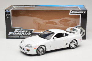Toyota Supra Mk4 Hvid Fast & Furious Jada 1:18 97509 Metal — billede 6 af 6