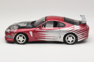 Toyota Supra A80 Fast & Furious Lilla Sølv ERTL 1:18 33708 Metal — billede 3 af 6