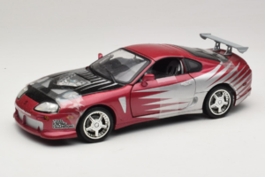 Toyota Supra A80 Fast & Furious Lilla Sølv ERTL 1:18 33708 Metal