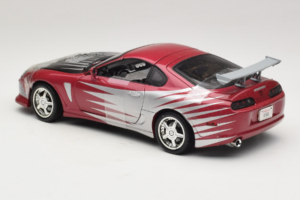 Toyota Supra A80 Fast & Furious Lilla Sølv ERTL 1:18 33708 Metal — billede 5 af 6