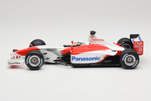 Toyota TF102 #25 A. McNish Panasonic Toyota Racing Showcar 2002 Minichamps 1:18 103020075 Metal — billede 3 af 6