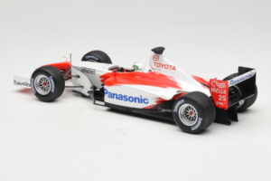 Toyota TF102 #25 A. McNish Panasonic Toyota Racing Showcar 2002 Minichamps 1:18 103020075 Metal — billede 5 af 6