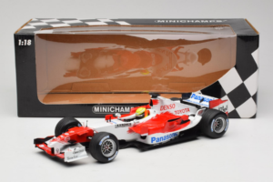 Toyota TF105 #17 R. Schumacher Panasonic Toyota Racing 2005 Minichamps 1:18 100050017 Metal — billede 7 af 7