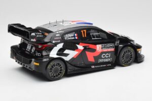 Toyota GR Yaris Rally1 #17 S. Ogier / V. Landais Rally Monte Carlo 2024 IXO 1:18 18RMC196 Metal — billede 2 af 6