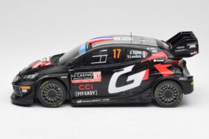 Toyota GR Yaris Rally1 #17 S. Ogier / V. Landais Rally Monte Carlo 2024 IXO 1:18 18RMC196 Metal — billede 3 af 6