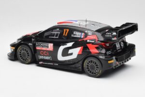 Toyota GR Yaris Rally1 #17 S. Ogier / V. Landais Rally Monte Carlo 2024 IXO 1:18 18RMC196 Metal — billede 5 af 6