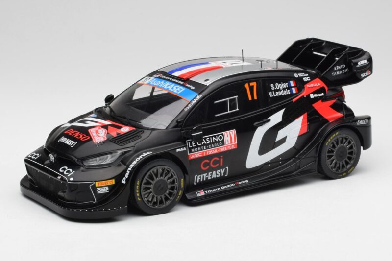 Toyota GR Yaris Rally1 #17 S. Ogier / V. Landais Rally Monte Carlo 2024 IXO 1:18 18RMC196 Metal