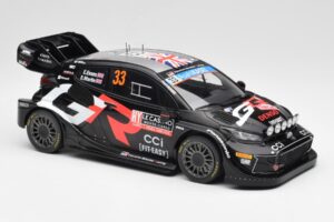 Toyota Yaris Rally1 WRC #33 E. Evans / S. Martin Rally Monte Carlo Night Version 2024 IXO 1:18 18RMC197 Metal — billede 4 af 6