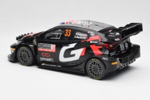 Toyota Yaris Rally1 WRC #33 E. Evans / S. Martin Rally Monte Carlo Night Version 2024 IXO 1:18 18RMC197 Metal — billede 5 af 6