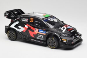 Toyota Yaris Rally1 WRC #33 E. Evans / S. Martin Rally Sweden 2024 IXO 1:18 18RMC200 Metal — billede 4 af 6