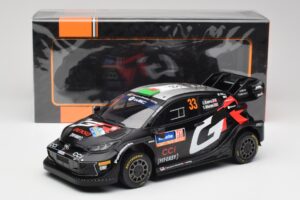 Toyota Yaris Rally1 WRC #33 E. Evans / S. Martin Rally Sweden 2024 IXO 1:18 18RMC200 Metal — billede 6 af 6