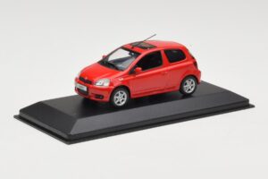 Toyota Yaris TS Rød Minichamps 1:43 430166062 Metal — billede 2 af 4