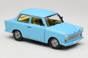 Trabant 601 Blå Sun Star 1:18 4290 Metal — billede 6 af 8