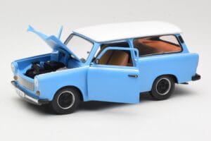 Trabant 601 Stationcar Blå Sun Star 1:18 4272 Metal — billede 2 af 8