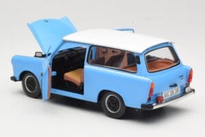 Trabant 601 Stationcar Blå Sun Star 1:18 4272 Metal — billede 5 af 8