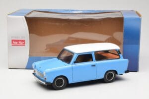 Trabant 601 Stationcar Blå Sun Star 1:18 4272 Metal — billede 8 af 8