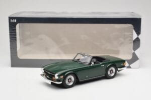Triumph TR6 PI Mørkegrøn Minichamps 1:18 155132030 Metal — billede 6 af 6