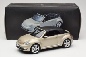Volkswagen Beetle A5 Cabriolet Grå Kyosho 1:18 5C3099302P7W Metal — billede 8 af 8