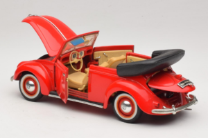 Volkswagen Beetle Cabriolet Rød Maisto 1:18 56010 Metal — billede 5 af 8