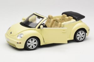 Volkswagen Beetle Cabriolet Gul Gate 1:18 VW24108 Metal — billede 2 af 8