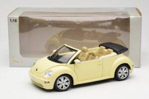 Volkswagen Beetle Cabriolet Gul Gate 1:18 VW24108 Metal — billede 8 af 8