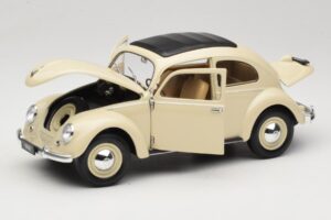 Volkswagen Beetle Type 1 Classic Hvid Welly 1:18 18040W Metal — billede 2 af 8