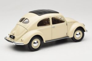 Volkswagen Beetle Type 1 Classic Hvid Welly 1:18 18040W Metal — billede 3 af 8